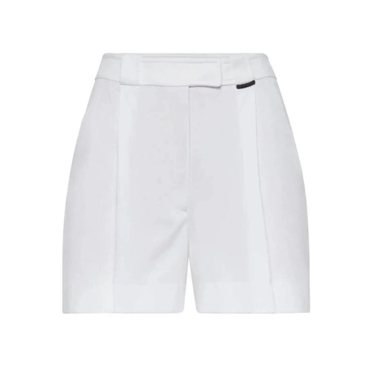 Wowhite Tailored Cotton Shorts