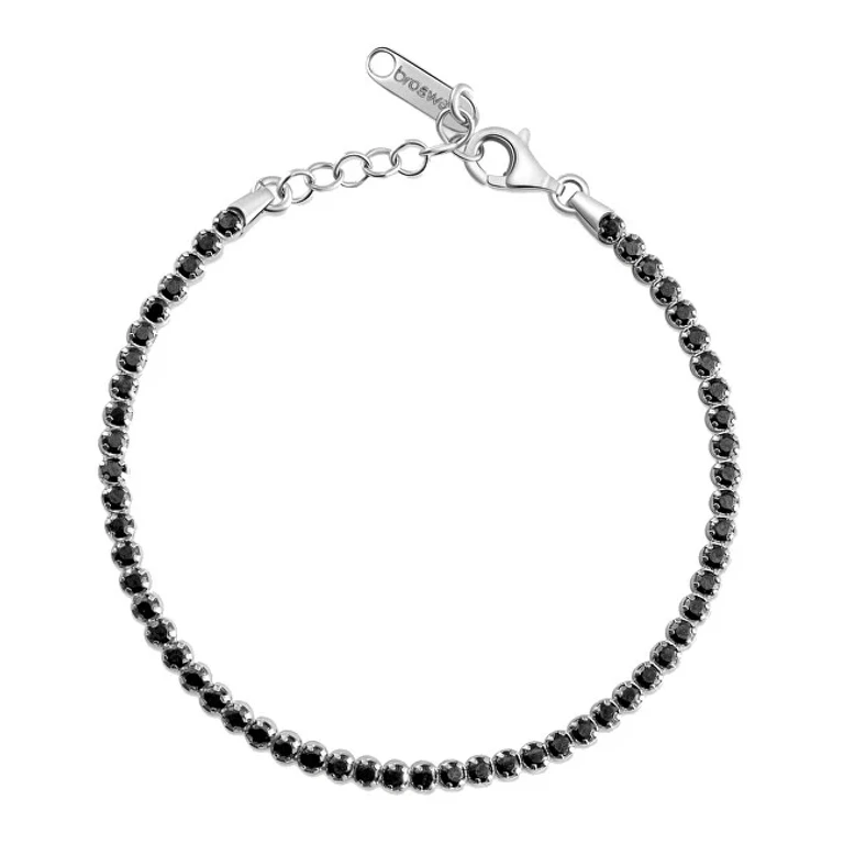 Fancy Mystery Black Cubic Zirconia Tennis Bracelet FMB110
