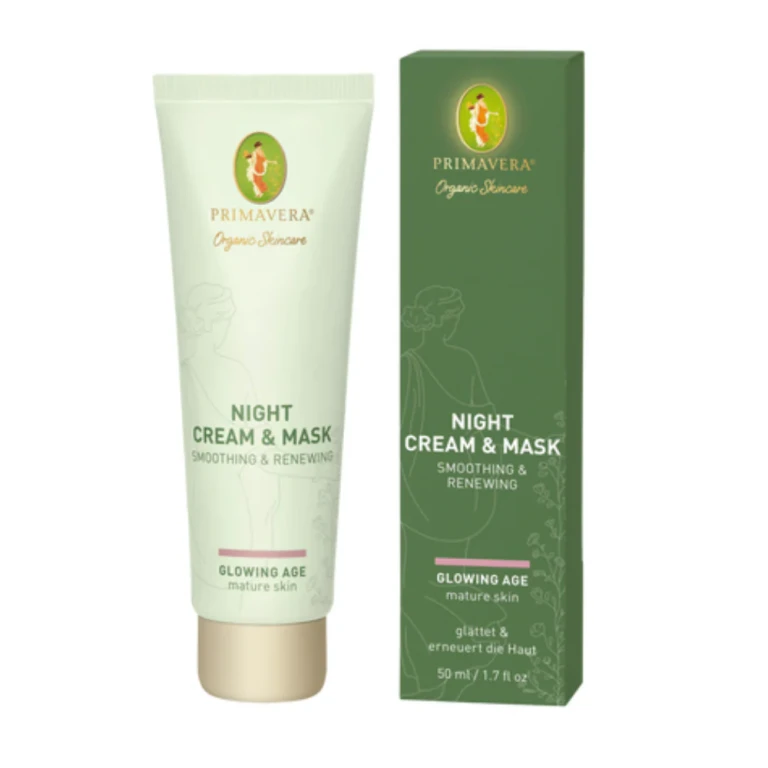 Smoothing and renewing night cream and mask, 50 ml