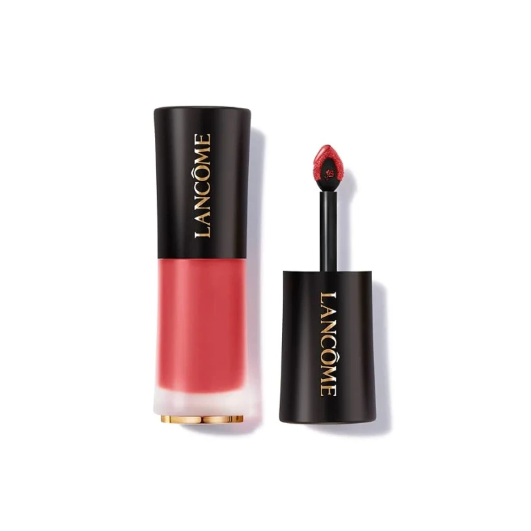 Long-lasting matte lipstick L`Absolu Rouge Drama Ink (for semi-matte lips) 6 ml - Shade: 555 Soif de Vivre