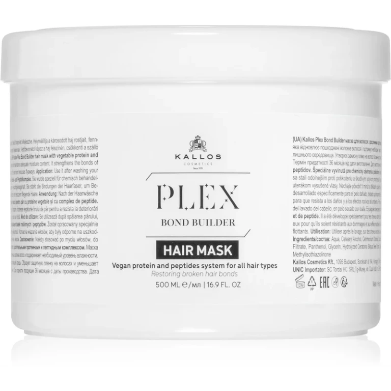 Plex regenerating mask for damaged, chemically treated hair 500 ml
