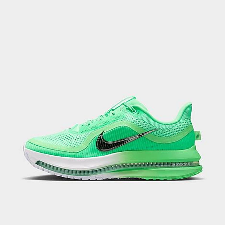 Nike Women's Pegasus Premium Running Shoes in Illusion Green/White/Metallic Silver Size: 5.0