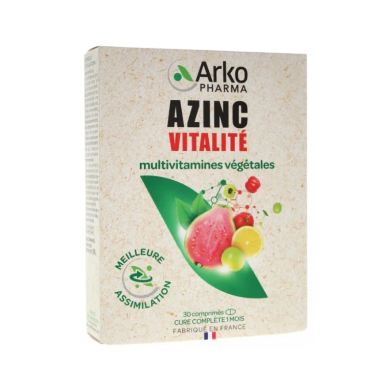 Azinc Multivitamins Plants Vitality 30 Tablets