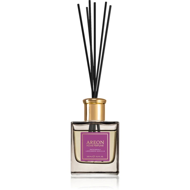 Home Black Patchouli Lavender Vanilla Aroma Diffuser with 150ml Refill