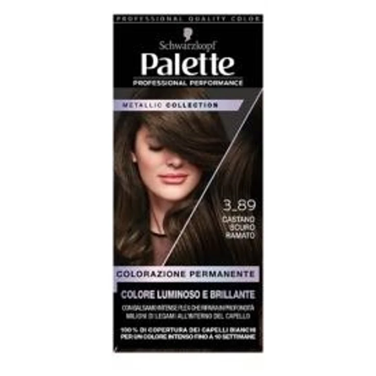 Permanent Color Palette For A Bright Metallic Effect Dark Brown Copper