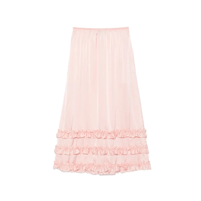Ruffled Tiered Maxi Skirt