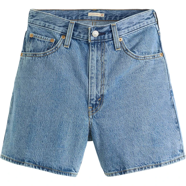 High Rise Cinch Mid-Thigh Shorts - Women's