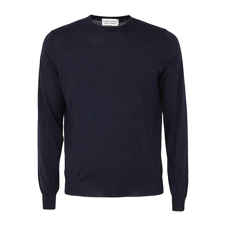 Pull Col Rond - Bleu (GC1MLLSC18R890)