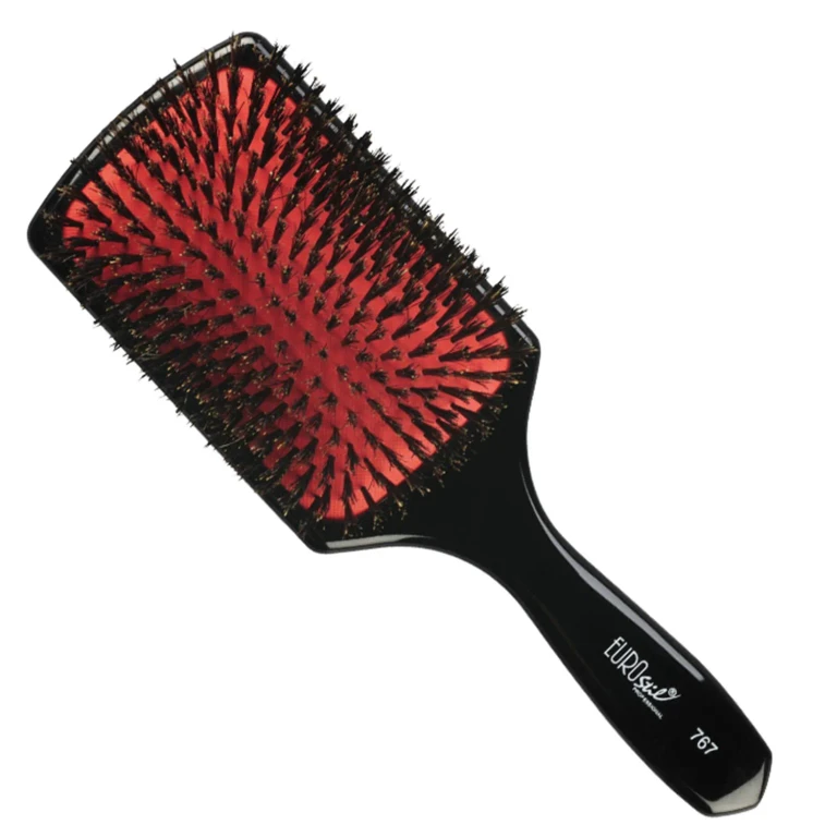 Large rectangular brush with rubber pouch and bristles 1 pc