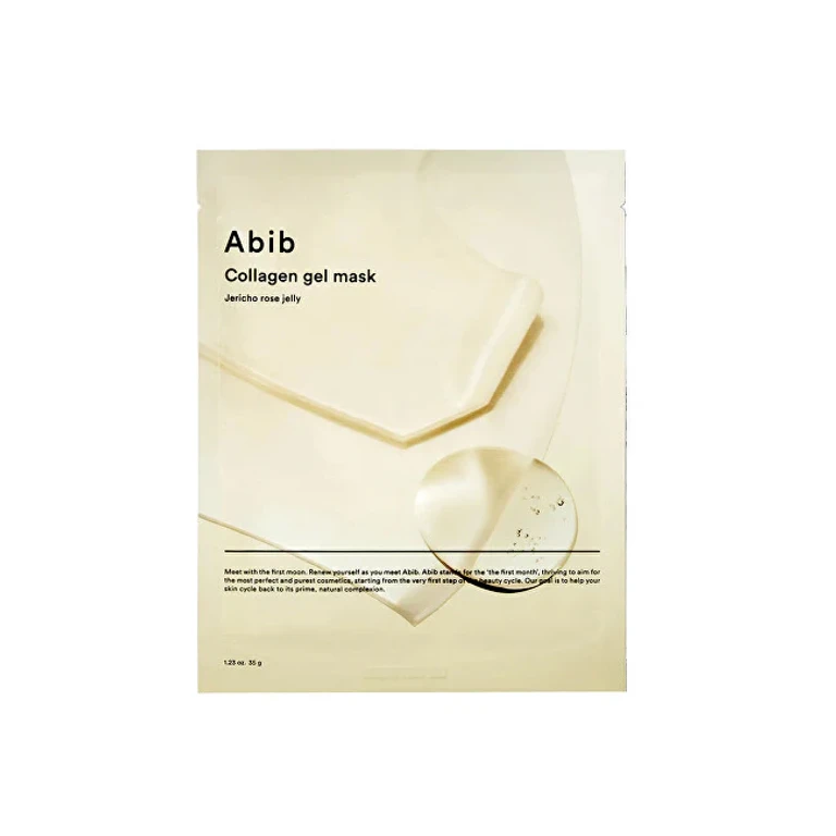 firming fabric mask with collagen and ceramides Jericho Rose Jelly (collagen gel mask) 4 pieces