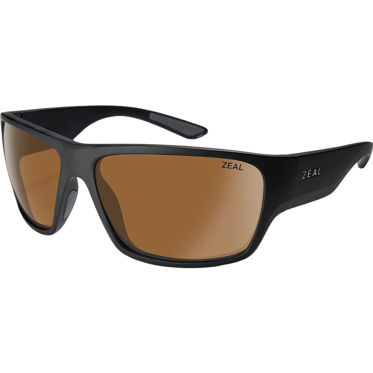 Decker Polarized Sunglasses - Matte Black - Copper Lens - Unisex
