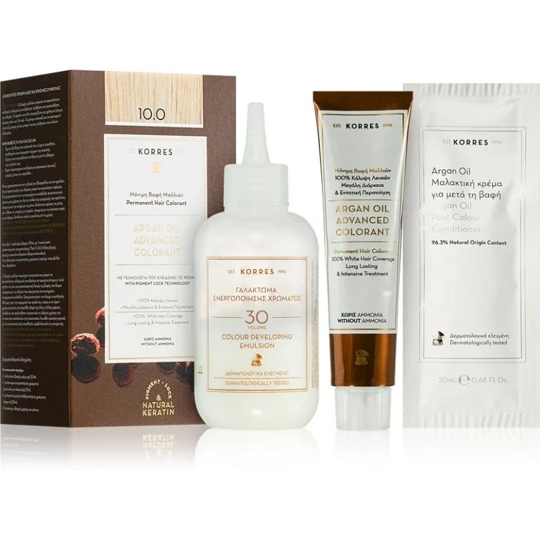 Argan Oil permanent hair dye with argan oil color 10.0 Platinum Blonde 50 ml