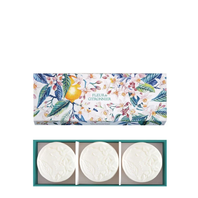 Fleur de Citronnier 3 Saponi — Set/Cofanetto