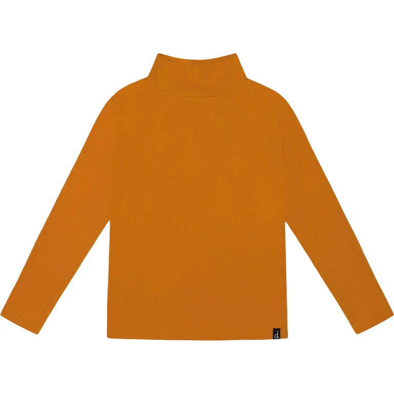 Super Soft Ribbed Mock Neck Top - Big Girl
