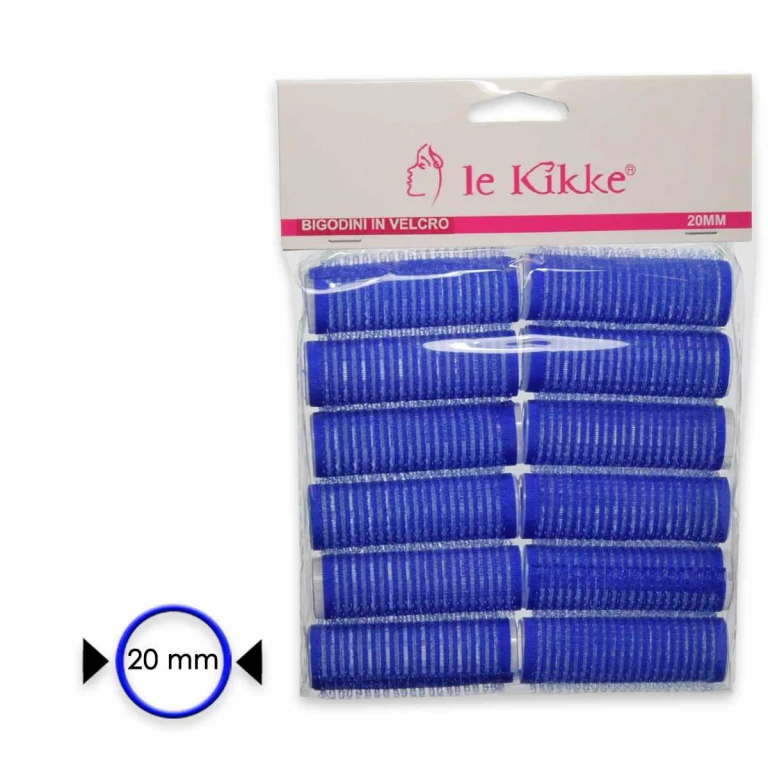 velcro curler in bag 12 pieces diam. 2 cm