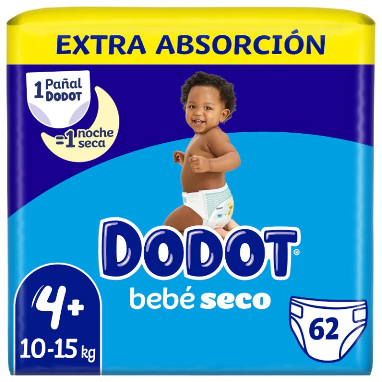 Diapers per unit Dodot T4 Extra 62