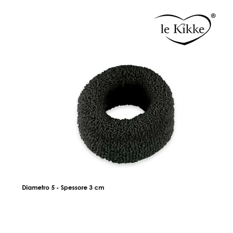 Black sponge wristband, box of 24 pieces