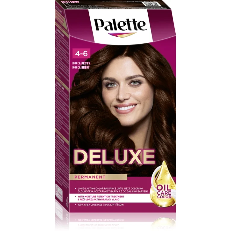Palette Deluxe Permanent Hair Dye Color 4-6 Mocca Brown