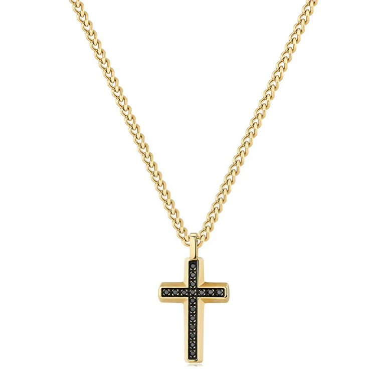 Backliner BBC02 Gold Plated Cross Necklace