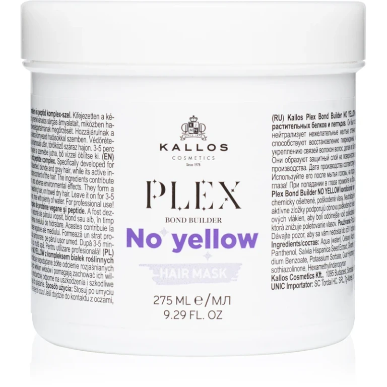Plex No Yellow hair mask neutralizing for yellow tones 275 ml
