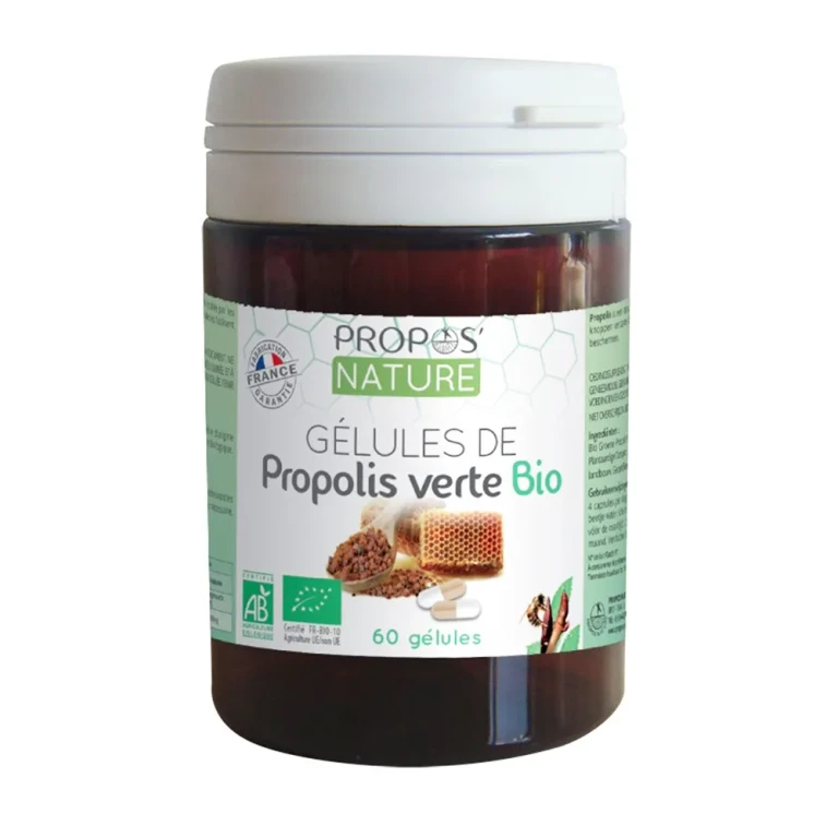 Propos'Nature Green Propolis Organic 60 Capsules