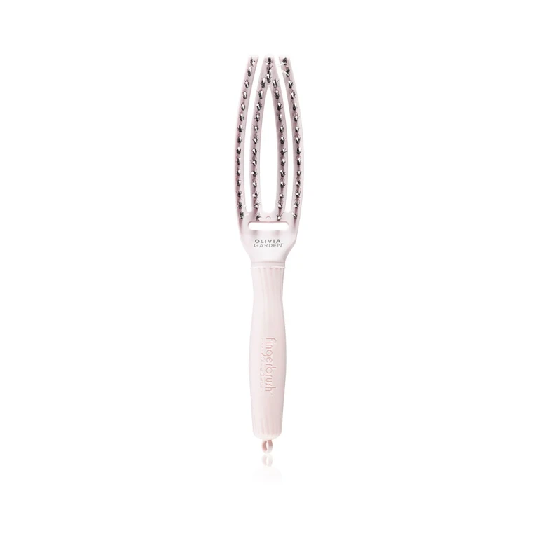 Fingerbrush Combo Small pastel pink hairbrush | Pastel pink