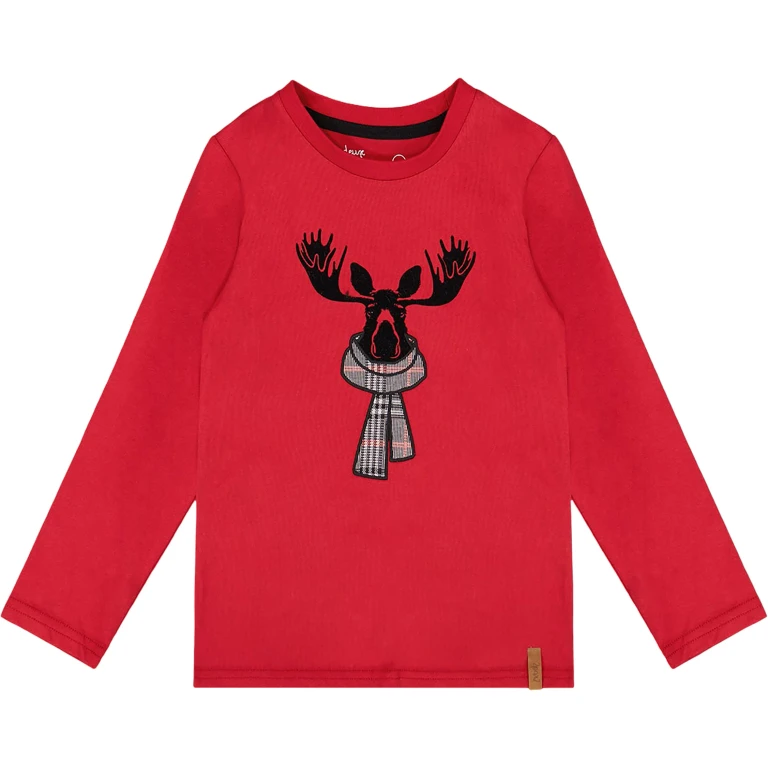 Jersey T-Shirt with Moose - Little Boy
