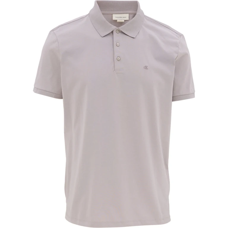 Smooth Cotton Blend Monogram Logo Polo Shirt - Men's