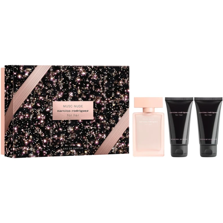 for her musc nude edp50ml + body lotion 50ml + shower gel 50ml