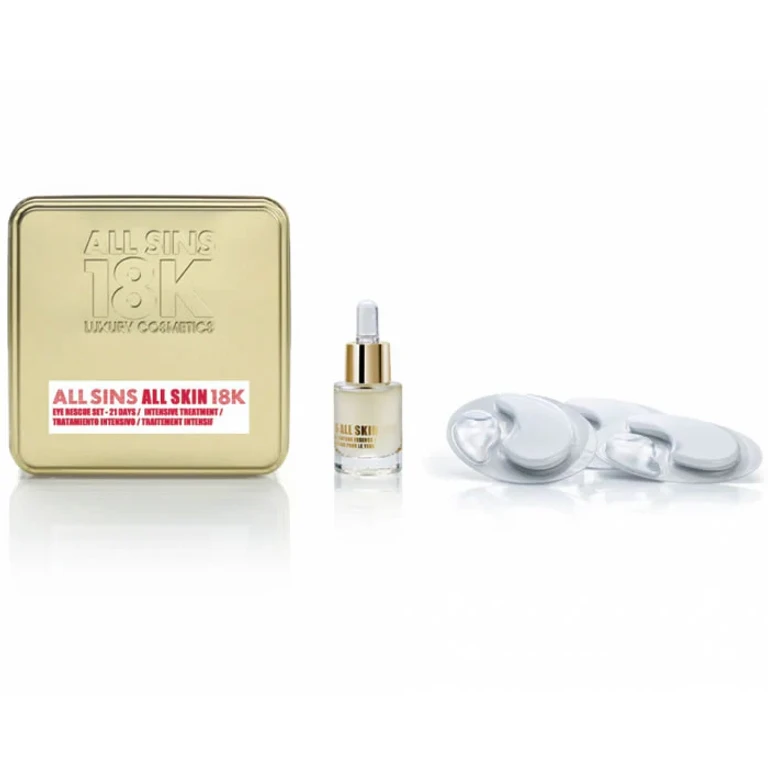 All Sins 18k All Skin Eye Rescue 21 Days Intensive Treatment Set 2 pieces