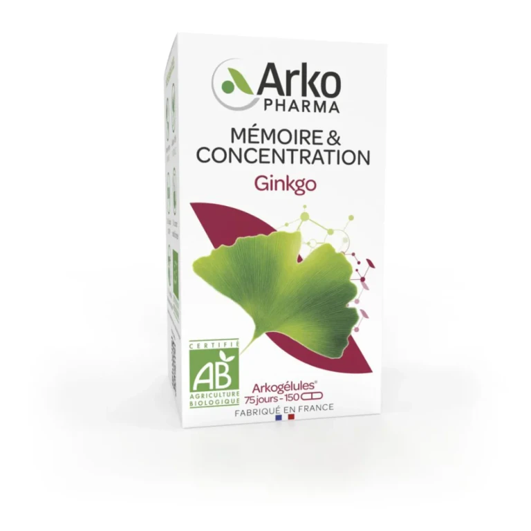 ArkoCapsule - Ginkgo - Memory & Concentration - BIO 150 Capsules