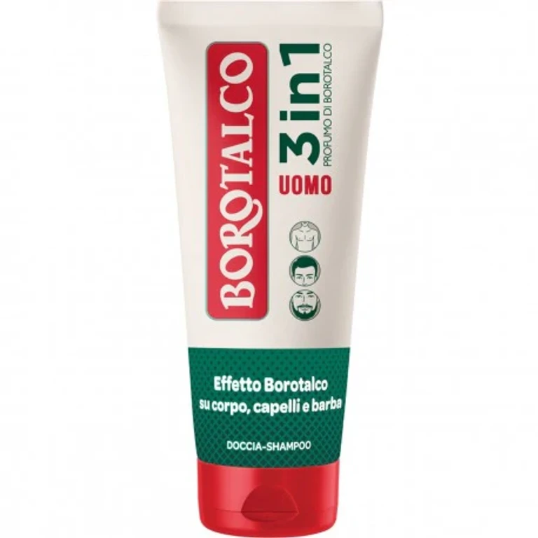 Shower Shampoo Man 3In1 Perfume Borotalco 200 ml
