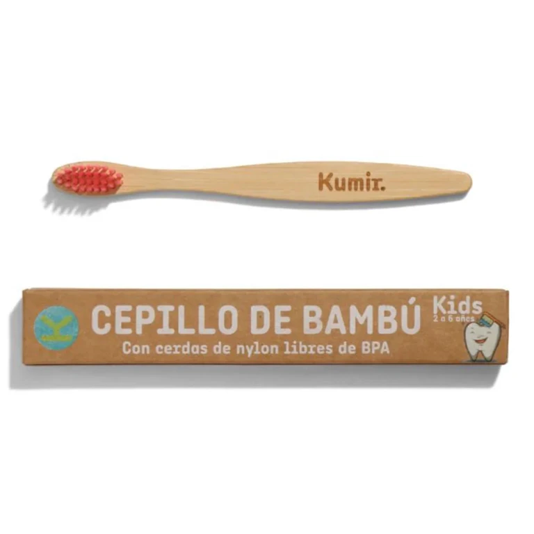 Elie Saab Lovyc children's Bamboo toothbrush red 1 pc