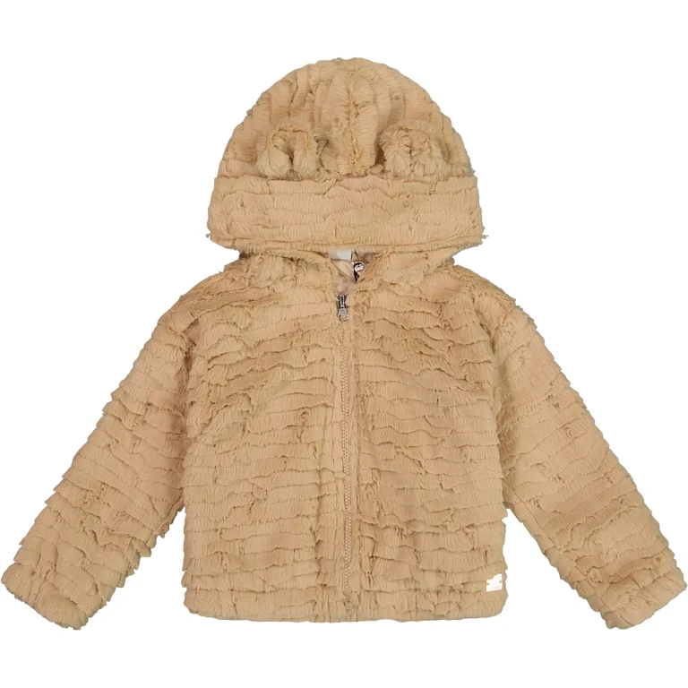 Faux Fur Hooded Jacket - Big Girl