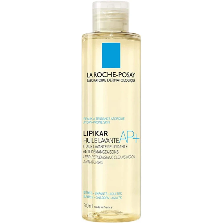 Emollient Shower and Bath Oil for Sensitive Skin Lipikar Huile Lavante Ap + (Relipidizing Cleansing Oil) - Volume: 1000 Ml
