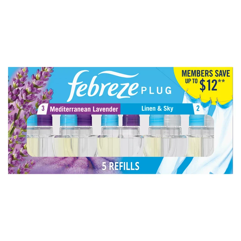 Plug Air Freshener, Mediterranean Lavender + Linen & Sky, 5 refills, 4.35 fl. oz.