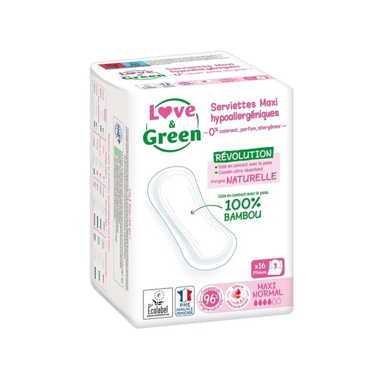 Love&Green Maxi Hypoallergenic Towels - Revolution - Maxi Normal x16