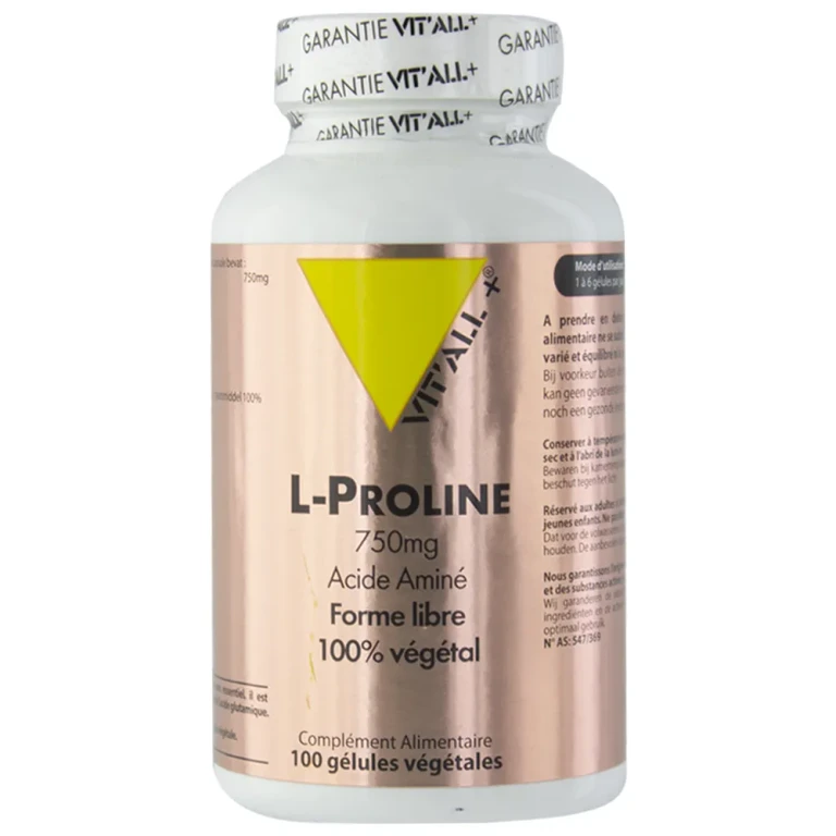 L-Proline 750mg 100 Capsules