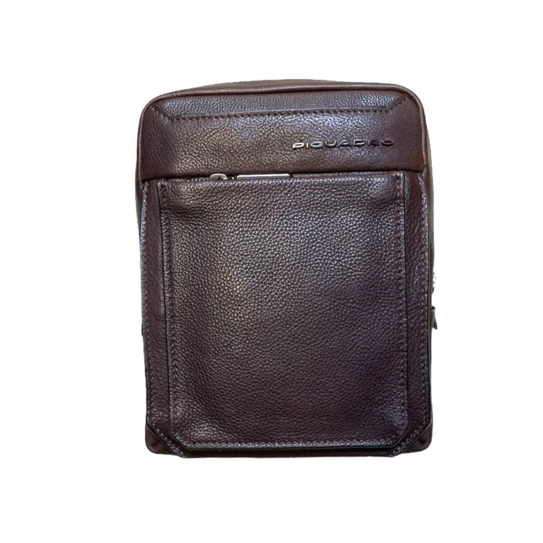 , Tallin, Leather Shoulder Bag, Brown, CA3084W108, 23 X 18 X 5 cm, Men