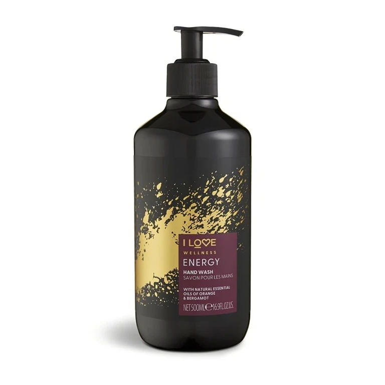 , Wellness Energy, Orange & Bergamot, cleanser, liquid soap, for hands, 500 ml