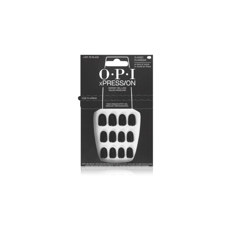Xpress-On Artificial Nails Iconic Tones Lady In Black 30 U