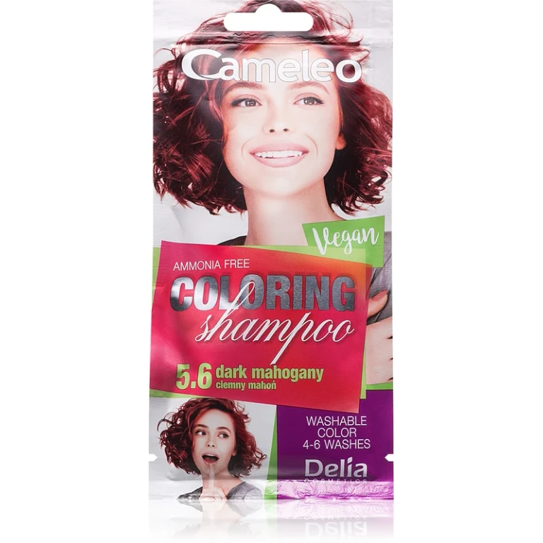 Cameleo Colored shampoo for hair color 5.6 Dark Mahogany 40 ml