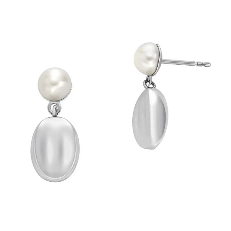 Delicious Drop Earrings with Real Pearls Agnethe Skj1835040
