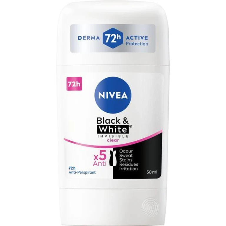 인비저블 솔리드 안티퍼스피런트 블랙 & 화이트 클리어 50ml