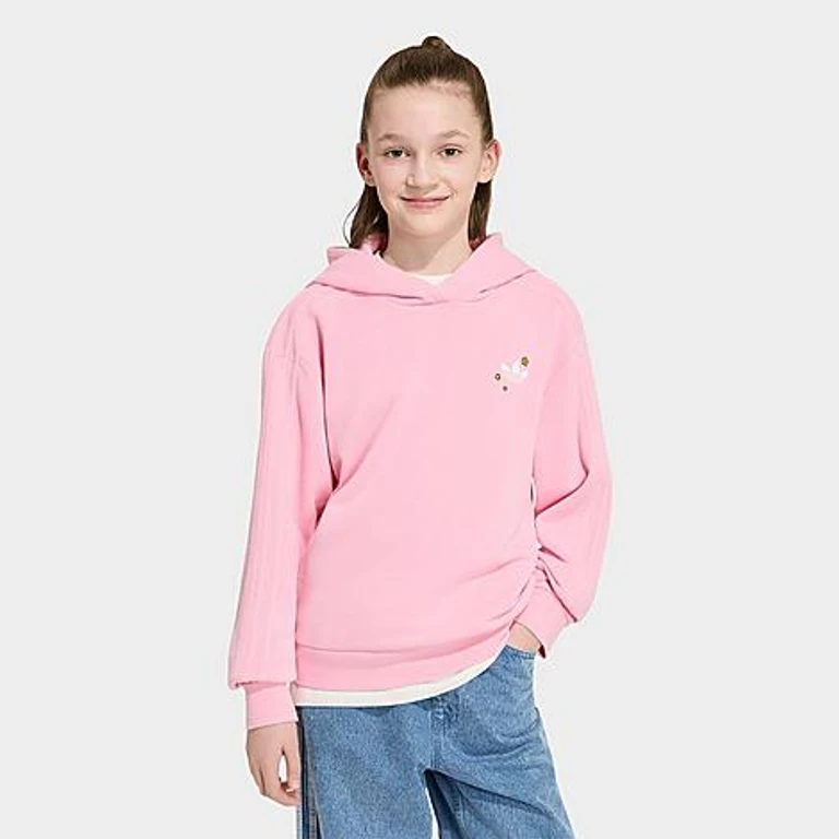 Girls' Big Kids Originals x Care Bears Boxy Oversized Hoodie in Light Pink Size: XS