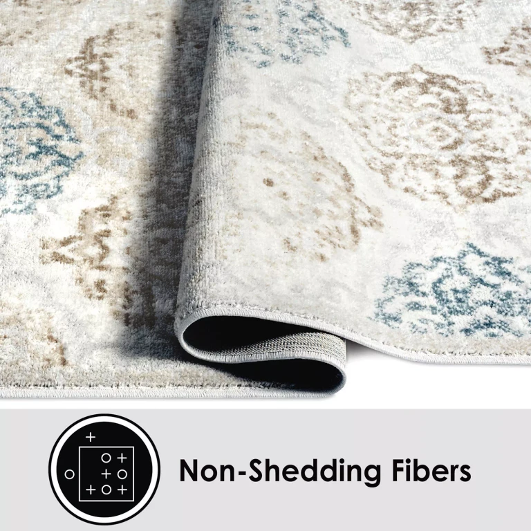 Area Rug, Assorted Designs & Sizes:- 8'x10', Navy/Blue