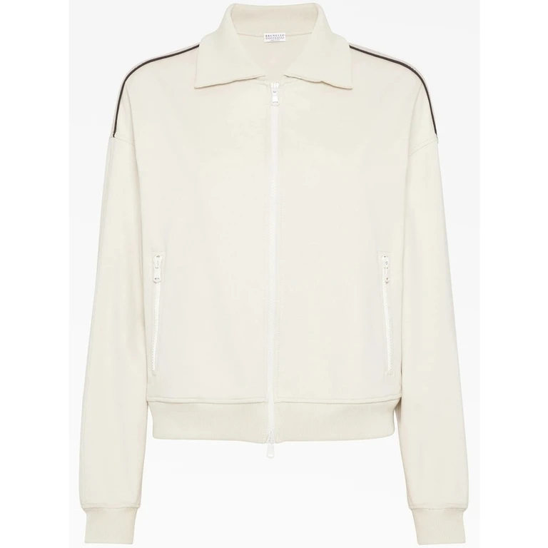 Wooff White Zip Jacket