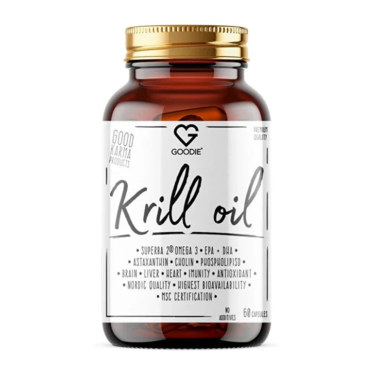 Krill Oil - Krill Oil - Omega-3 E Astaxanthin from Antarctic Krill 60 Capsules
