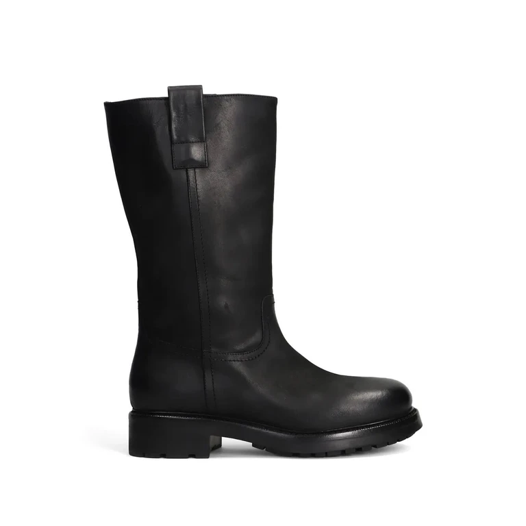 Boots Leather Black "Boston"