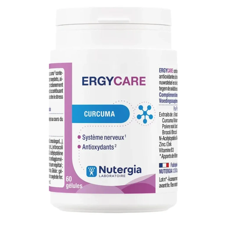 Nutergia Ergycare Turmeric 60 Capsules